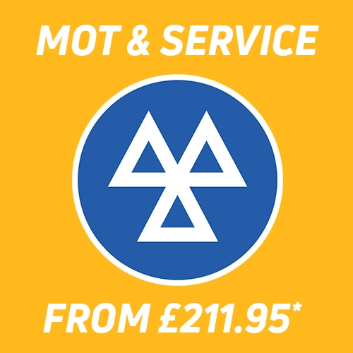Save When You Book An MOT & Service Together! Prices from &pound;211.95.