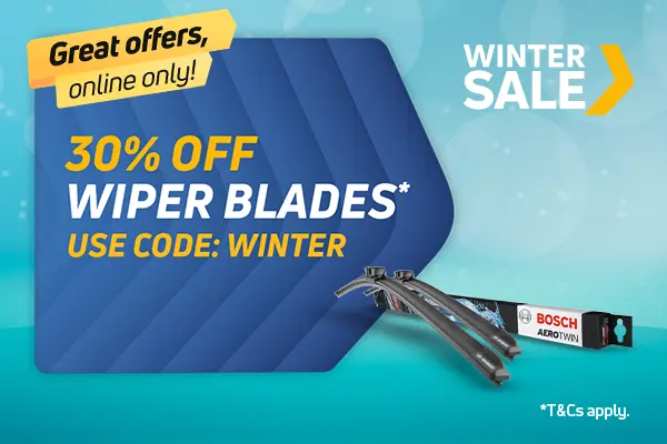 30% Off Wiper Blades