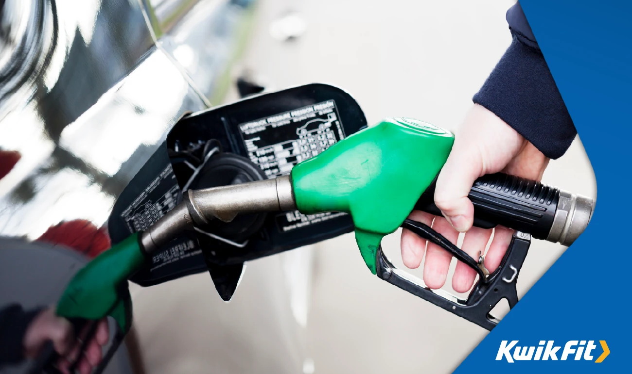 Fuel nozzle used to fill up the car